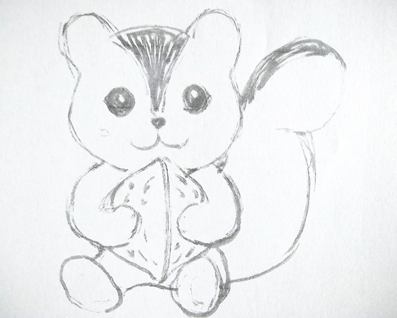 小柴　こもりすくるみイラスト　600_02